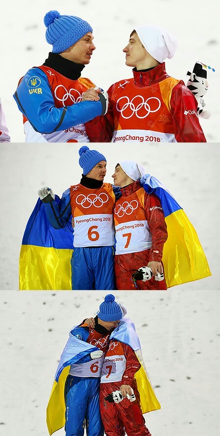 Один народ,который так умело разъединили. олимпиада, Украина, Россия, обнимашки