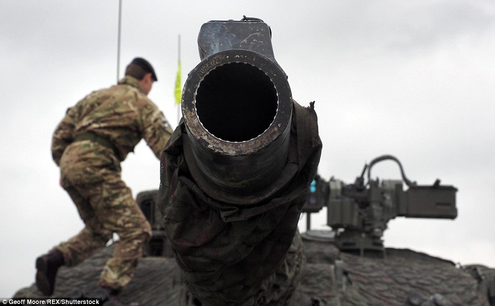 The Challenger II's 120mm rifled main gun can deliver its ordnance at a range of five miles - further than most other tanks