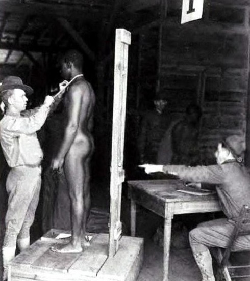 Подготовка раба к продаже, США, XIX век. вещи., время, история, люди, фото