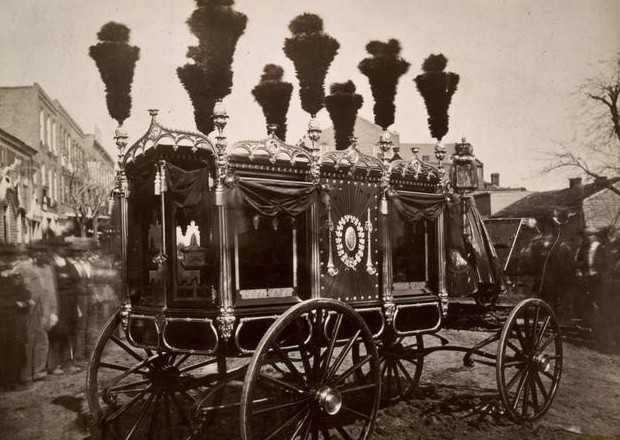Катафалк Авраама Линкольна, 1865. вещи., время, история, люди, фото