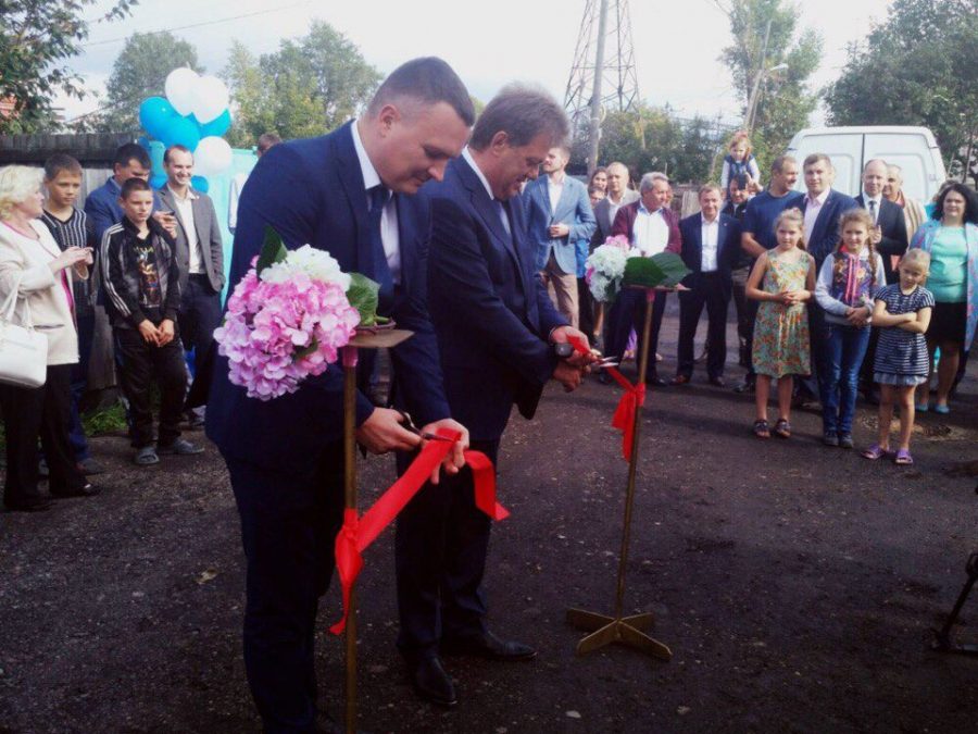 В Томске торжественно открыли колонку с водой