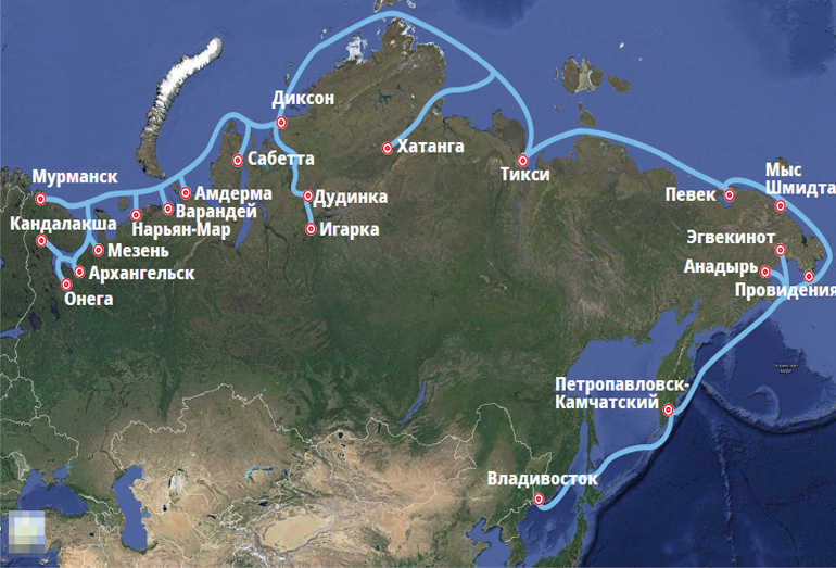 Россия начинает развивать Северный Морской Путь и Арктический регион