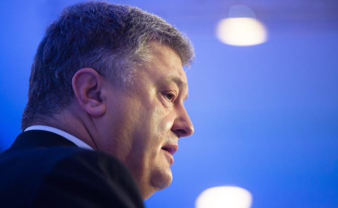 На фото: президент Украины Петр Порошенко на всемирном экономическом форуме в Давосе