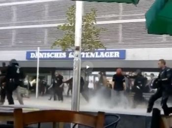В уличных акциях «правых» и «левых» в Германии пострадали 20 человек